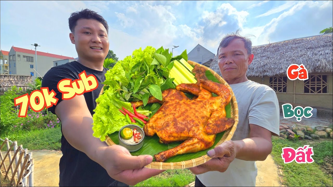 Vlog3. Bắt Cá Của Anh Quế Cho Rắn Ăn Và Lần Đầu Nướng Gà Đấp Đất Ăn Mừng 70N Sub / Chuyện Của Đại