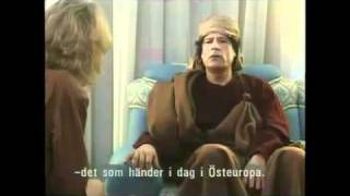 Muammar Gaddafi On Swedish Television Youtube