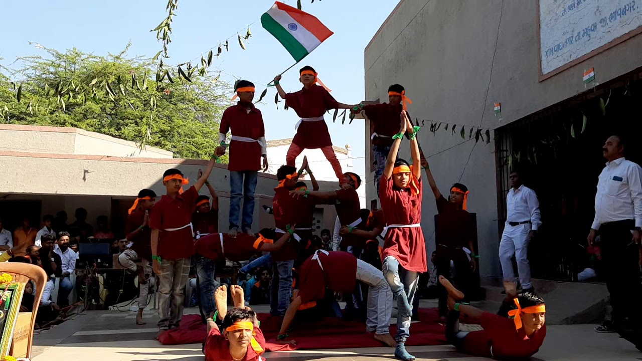 Piramid 26 Jan 2020 By Vaghnagar K.V School Students