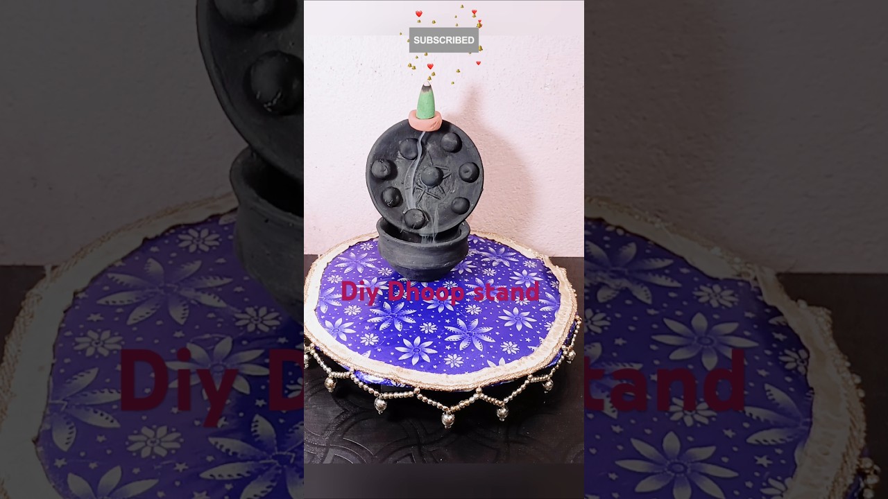 Diy Dhoop stand 