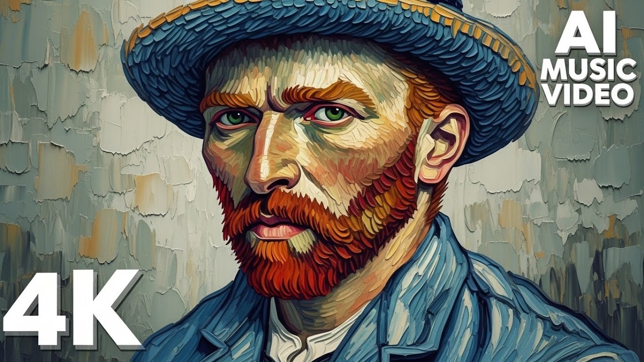 Visual Poems | Painted Echoes | Van Gogh's Living Nature [AI Music Video]