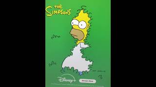 Homer disappears into the bushes on my Roku TV