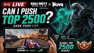 25th LIVE🔥Top 5000Legendary MP Rank Push|Samsung Galaxy Tab S9+ |COD Mobile Gameplay|SunConquerorYT