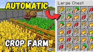 Fully Automatic Crop Farm (Minecraft Java 1.21+)