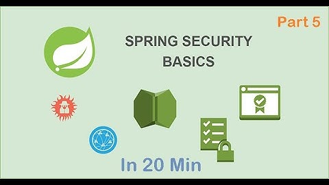 Spring Boot Tutorial 5 : Adding Spring Security to Spring Boot project