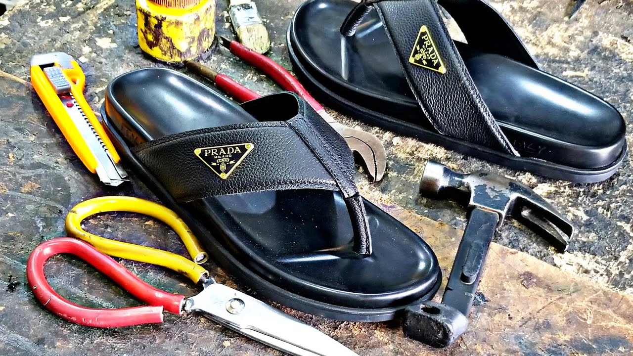 DIY Prada-Inspired Flip-Flops: Make Luxury Sandals at Home work shop