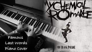My Chemical Romance - Famous Last Words - Piano Cover