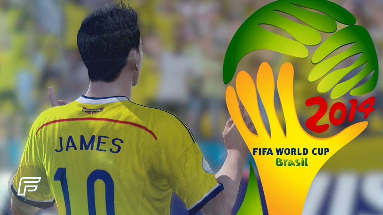 James Rodríguez - All 6 Goals In 2014 World Cup: Brazil (FIFA Remake)