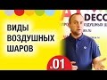 ВИДЫ ВОЗДУШНЫХ ШАРОВ. Воздушные шары в ВОПРОСАХ и ОТВЕТАХ - 001 - КотШарик-ТВ