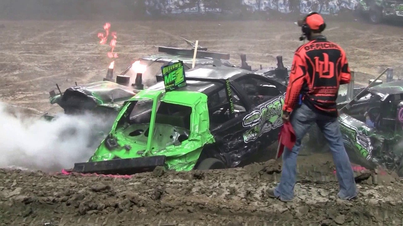 Blizzard Bash 2016 U.S. Teams Pt1of 3 Thunderstruck Contractors IFD Kansas OFT Demo Derby