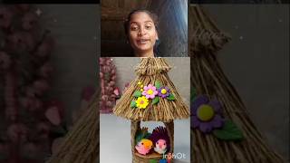 Cute Love Birds Nest 🕊️ | Jute Rope Bird House DIY | Home Decor