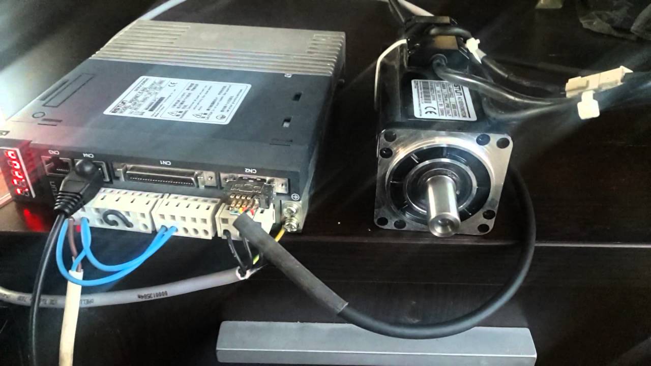 Estun Servo Driver & Motor Feedback Test YouTube