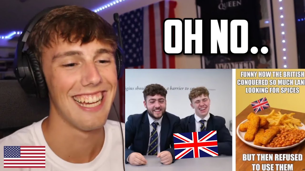 Реакция американцев на реакцию британских школьников на британские мемы