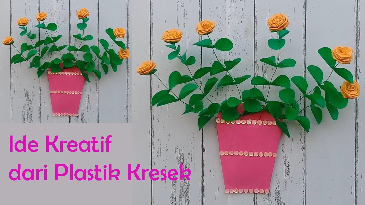 DIY Ide Kreatif  Cara  Membuat Hiasan Dinding  Cantik dari 