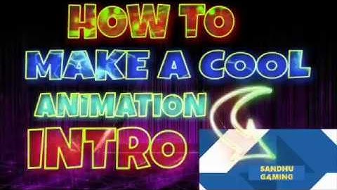 How to make a cool 2d animation intro on Android 2018