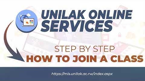 UNILAK e - learning - How to Join a Class Tutorial - Step by Step