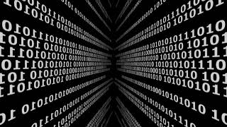 Animated Digital Binary - Motion Background - 10 Minute Loop (No Sound)