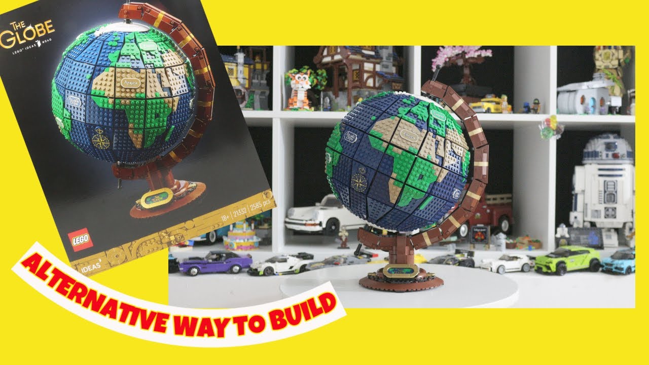 LEGO IDEAS #40 - SET 21332 - THE GLOBE - REVIEW - OPENING - STOPMOTION BUILD
