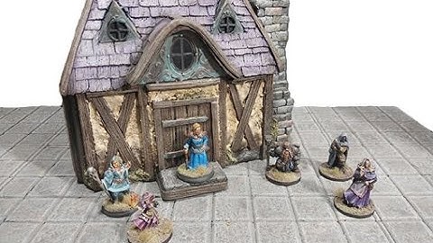 Dollar Tree Dollhouse conversion 3 for EZD6, Dungeons and Dragons, Pathfinder and Warhammer