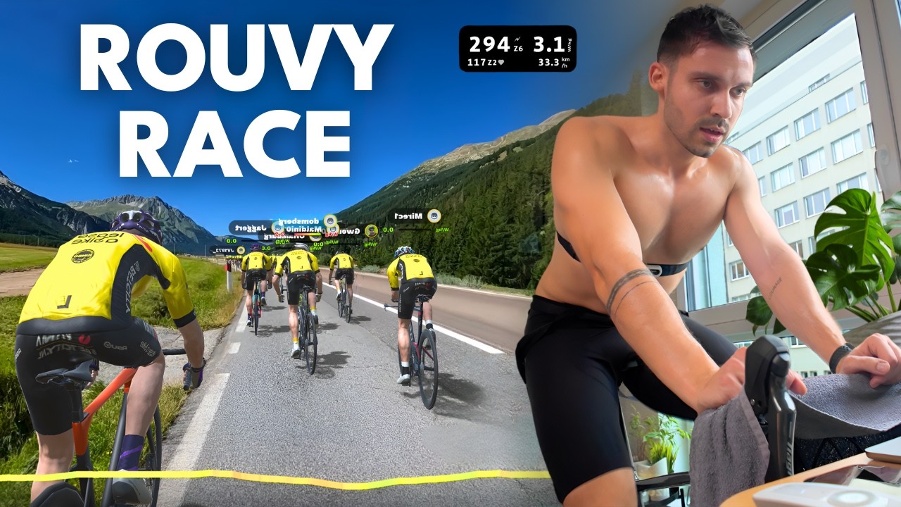 Я попробовал гонку ROUVY с более чем 5000 людьми (Становление велосипедистом, эпизод 5)