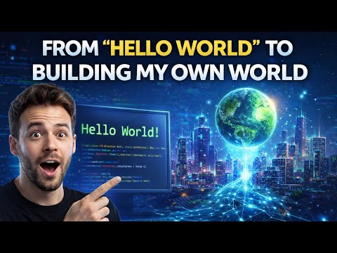 From “Hello World” to Building My Own World 🌍💻 | My Coding Journey