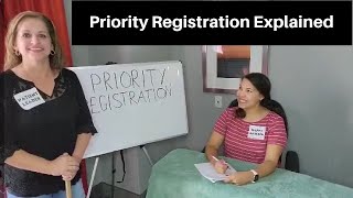 Priority Registration Explained