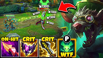 Twitch but I have SUPER Poison that melts your ENTIRE health bar (DOUBLE CRIT)