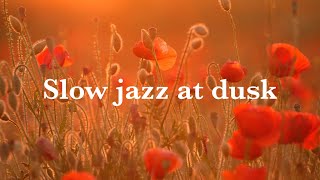 【Free Music BGM for Work】Slow jazz at dusk【Music generation AI】