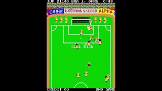 Exciting Soccer Longplay (Arcade Game)