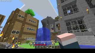 Minecraft Infdev World/City Tour (~6 months old world)
