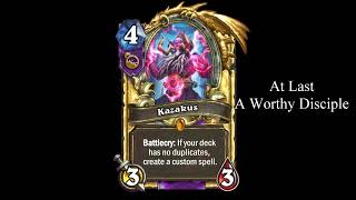 Voice Impressions Hearthstone Kazakus Voice Line