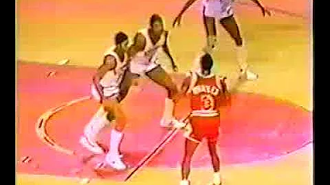 Ennis Whatley Highlights, Bulls vs Clippers 1984/1...