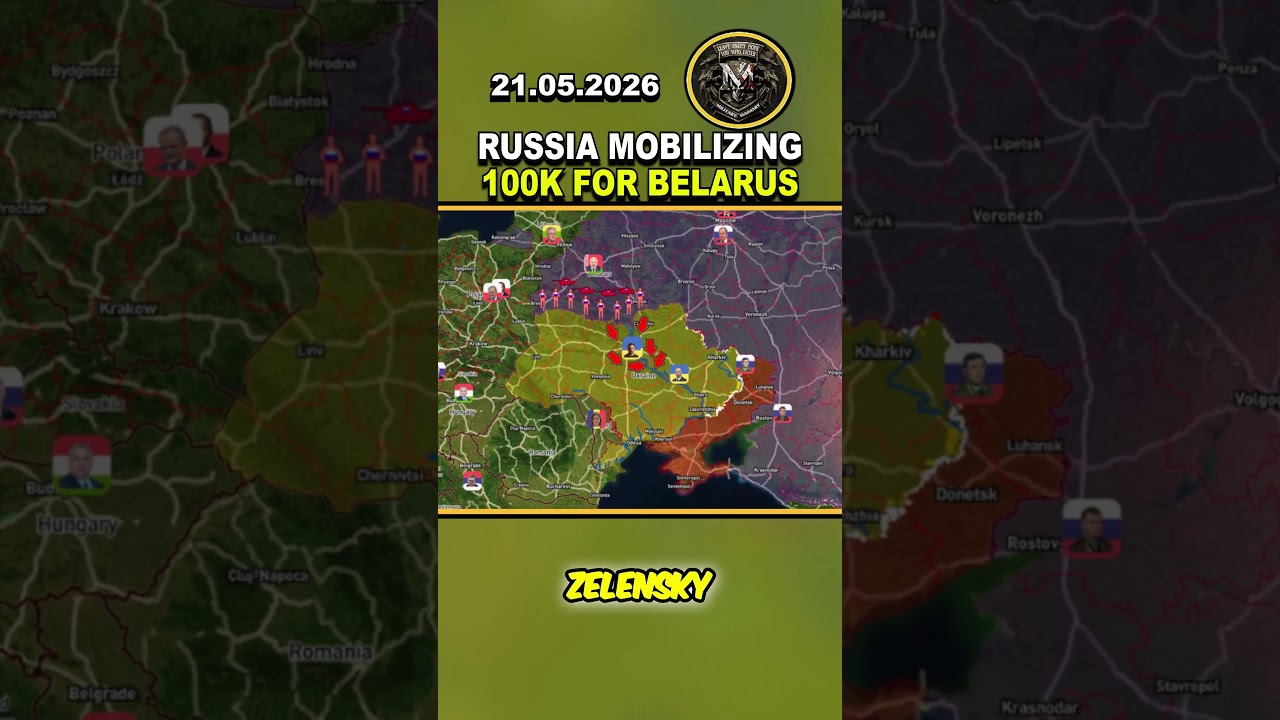 🚨 ZELENSKY: RUSSIA MOBILIZING 100K FOR BELARUS ATTACK? #russia #ukraine #zelensky #putin