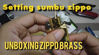 Cara setting Zippo lighter - Setting sumbu zippo biar penggunaan minyak lebih optimal