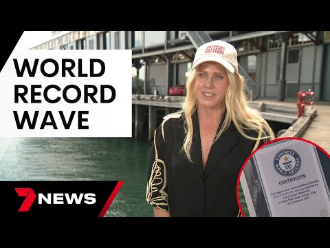 Laura Enever breaks Guinness World Record not for the faint hearted | 7 News Australia