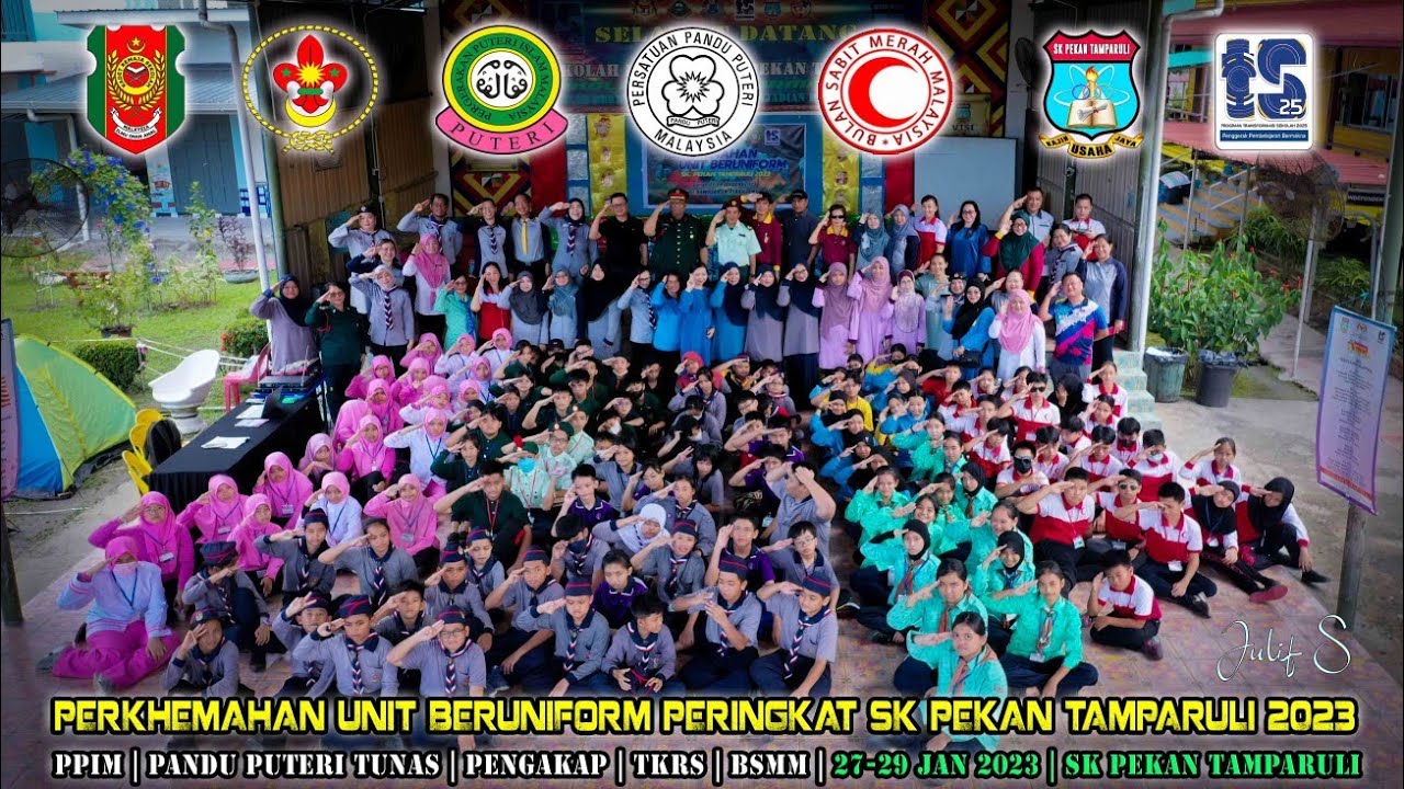 HARI PERTAMA - PERKHEMAHAN UNIT BERUNIFORM SK PEKAN TAMPARULI 2022-2023