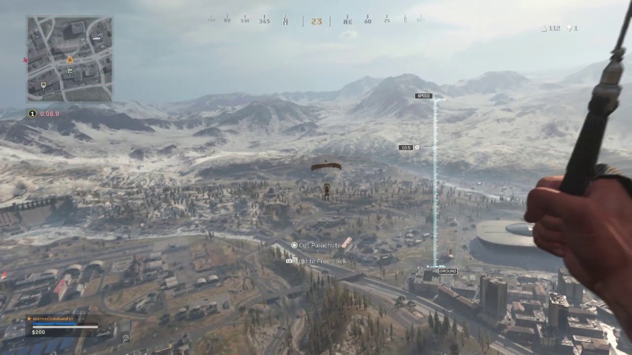 Warzone Parachute Kill (fresh out the gulag)