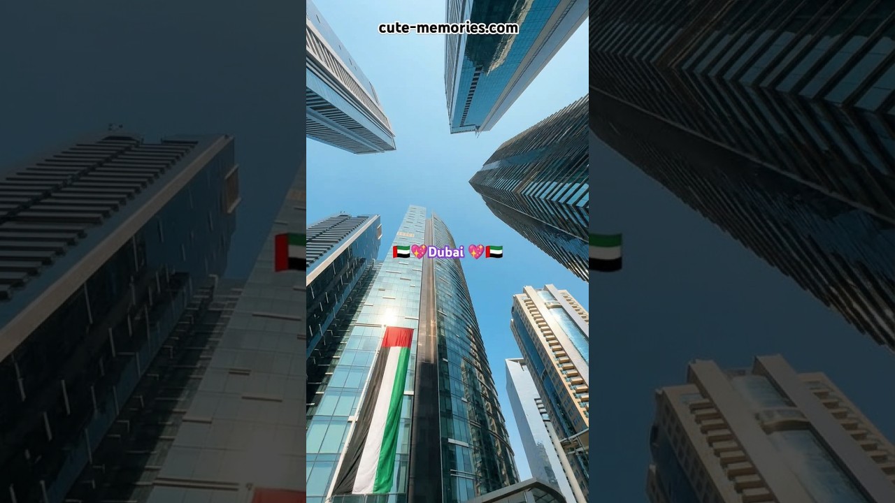 Lovely whether and skyscrapers of Dubai | #dubaiskyscrapers #dubairoadtrip #dubai