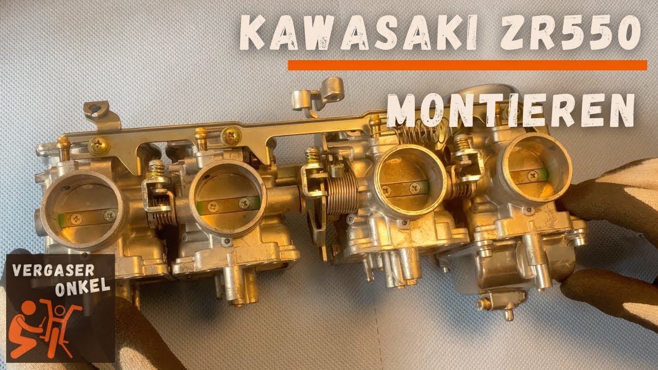 Vergaser Kawasaki ZR550 Zephyr montieren, ausführlich erklärt vom Vergaseronkel