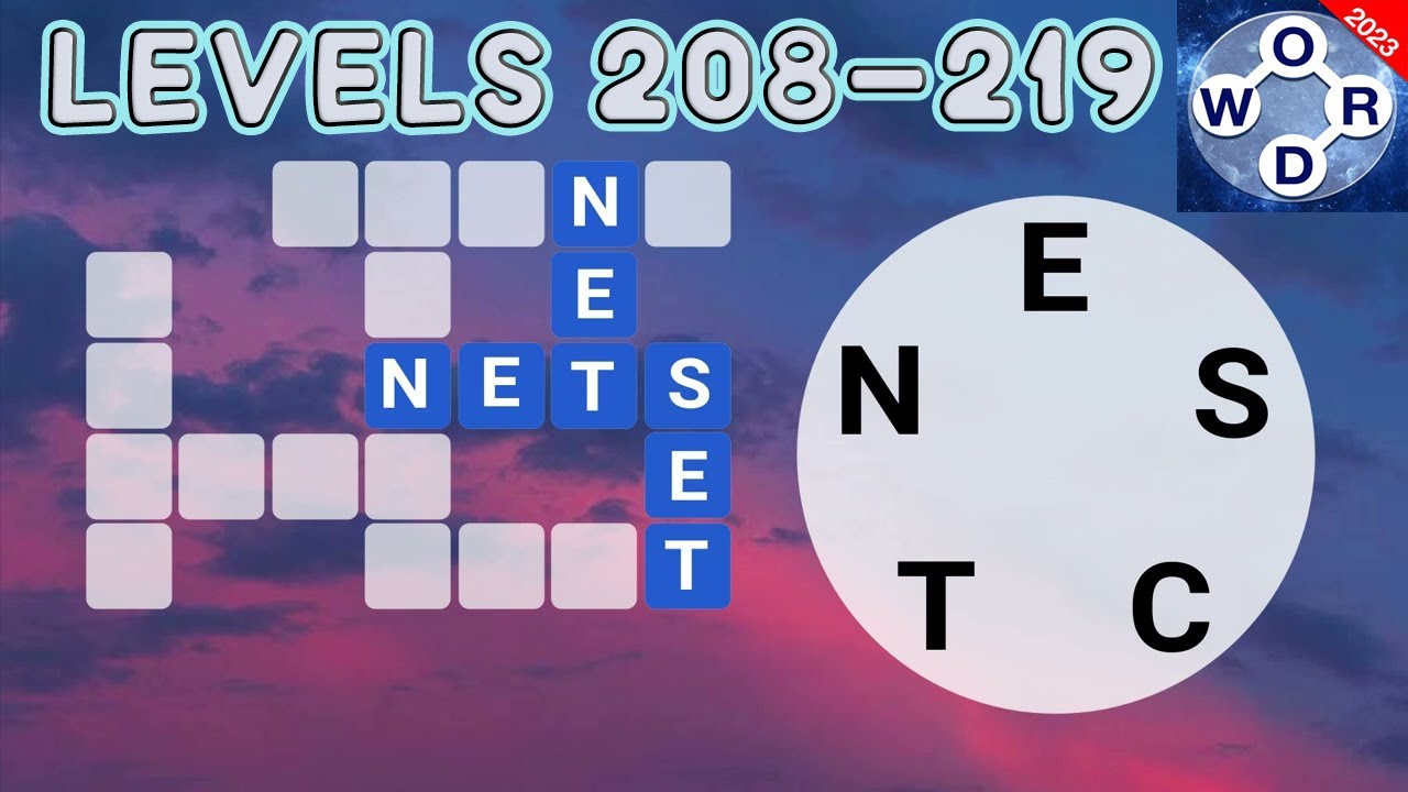 Word Universe Levels 208 - 219 Answers