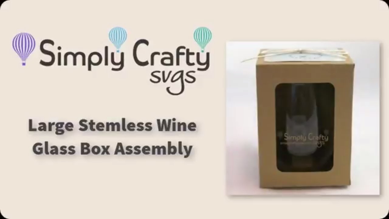 Download Large Stemless Wine Glass Box Assembly Youtube