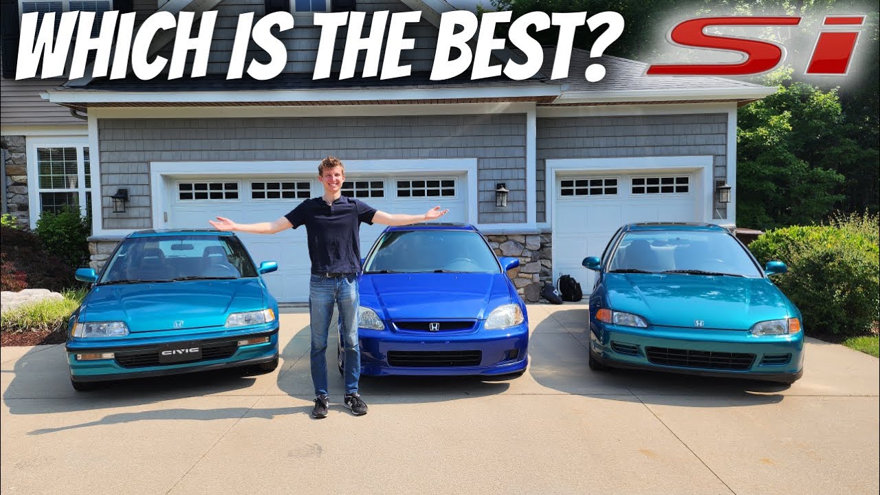 We Drove The 3 Golden Era Honda Civic SIs!