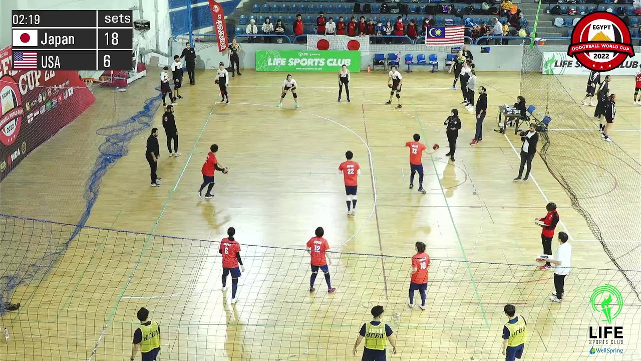 Dodgeball World Cup 2022 Mix Japan VS USA YouTube