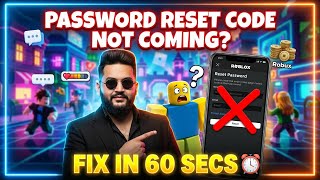 Roblox Password Reset Code Not Coming? Fix It in 60 Seconds
