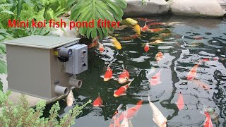 Automatic backwash mini koi rotary drum filter