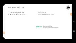 Lecture no 25 :- StringBuffer class in java | Java Programming
