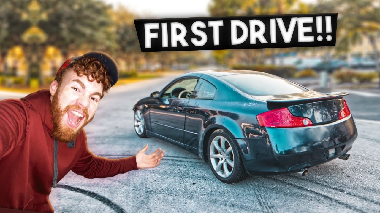 EMOTIONAL Copart INFINITI G35 FIRST DRIVE!!! *AFTER 4 MONTHS... gone wrong*