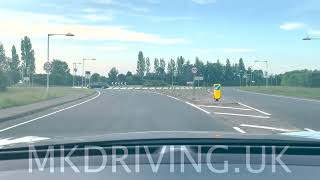 unmarked roundabout 2nd exit to the right