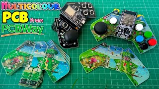 Making an ESP32 BLE Gamepad using Multicolour PCB from PCBWay
