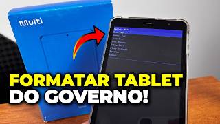 formatar tablet do governo multilaser - Passo a Passo!